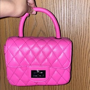 Mini pink purse